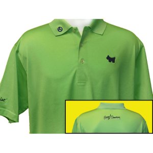 Scotty Cameron 2011 Solid Lisle w/Navy Scotty Dog Polo Shirts - $150